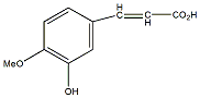 異阿魏酸 CAS：537-73-5 中藥對(duì)照品標(biāo)準(zhǔn)品