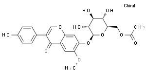 6''-O-乙酰黃豆黃苷 CAS：134859-96-4 中藥對(duì)照品標(biāo)準(zhǔn)品