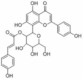 2''-O-p-香豆酰基牡荊素 CAS： 59282-55-2 中藥對照品標準品