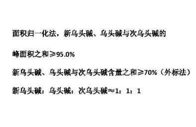 烏頭總生物堿 中藥對照品標準品