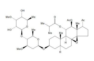 11-O-異丁酰基-12-O-乙酰基通關(guān)藤甘元B-3-O-茯苓二