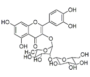 槲皮素 3-O-葡萄糖基 （1→2）鼠李糖苷 中藥對照品標準品