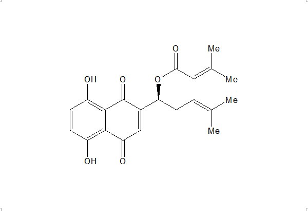 β,β-二甲基丙烯酰阿卡寧 CAS:34539-65-6 中藥對照品 標準品