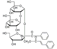 2′-肉桂酰基-3′-苯甲酰基-（2-O-α-葡萄糖基）蔗糖酯