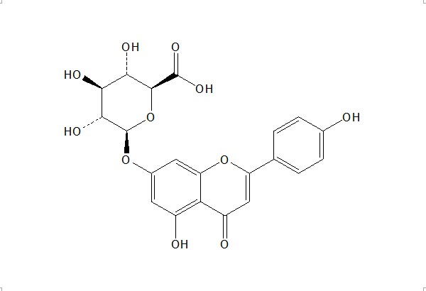 芹菜素-7-O-葡萄糖醛酸苷 CAS：29741-09-1 中藥對(duì)照品標(biāo)準(zhǔn)品