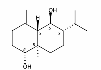 1beta,6alpha-二羥基-4(14)-桉葉烯  CAS號：70389-88-7 中藥對照品標