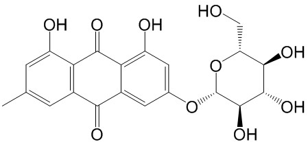 大黃素-6-O-β-D-葡萄糖苷  CAS號：34298-85-6 中藥對照品標(biāo)準(zhǔn)品