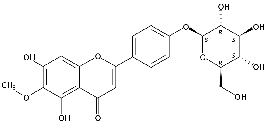 高車前素-4’-O-β-D-葡萄糖苷 CAS號：244285-12-9 中藥對照品標