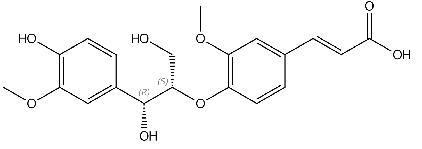 赤式-愈創木基甘油-β-阿魏酸醚 | CAS No.1372162-61-2