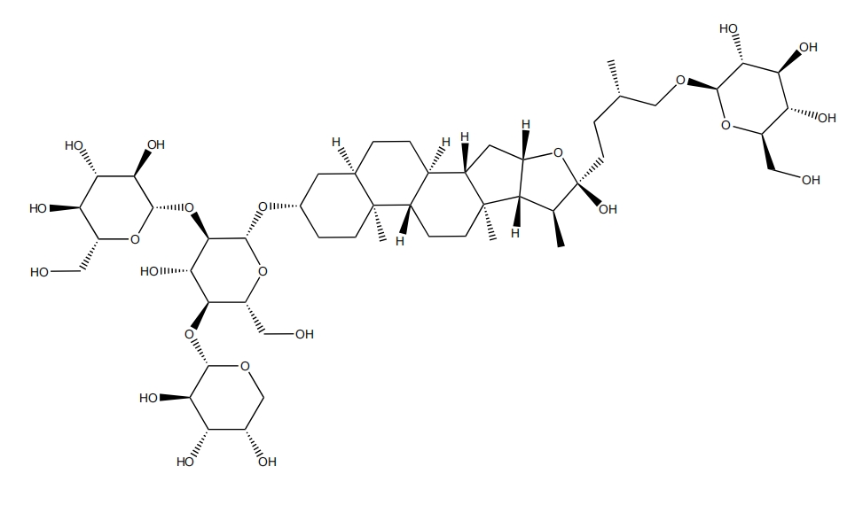 (25R)-4'-木糖基新知母皂苷B2 | CAS No.84800-14-6