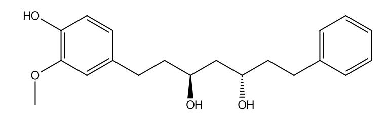 (3S,5S)-1-(4-Hydroxy-3-methoxyphenyl)-7-phenyl-3,5-heptanediol CAS 1172102-24-7