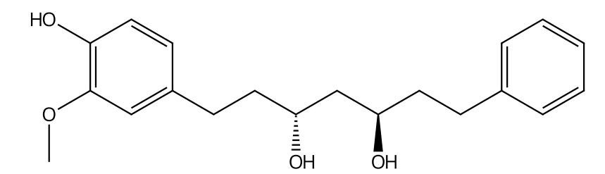 (3R,5R)-1-(4-Hydroxy-3-methoxyphenyl)-7-phenyl-3,5-heptanediol | CAS 460052-56-6