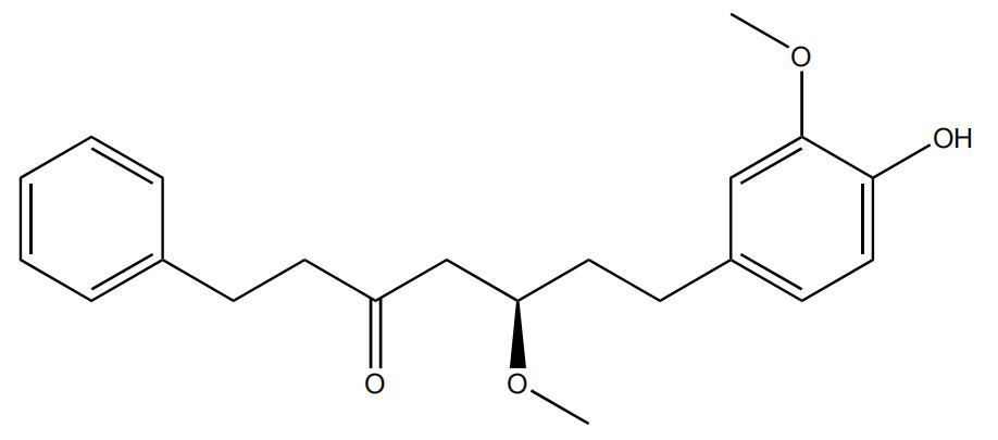 (5R)-7-(4-羥基-3-甲氧基苯基)-5-甲氧基-1-苯基-3-庚酮 1004319-60-1