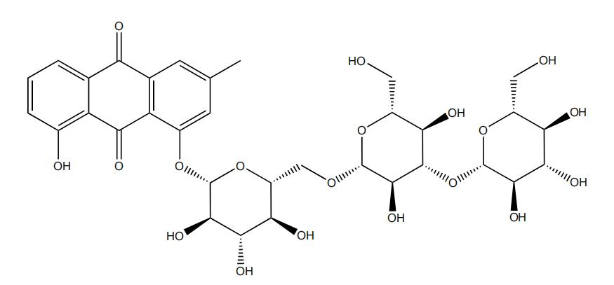 大黃酚-1-O-三葡萄糖苷 | CAS No.120181-07-9
