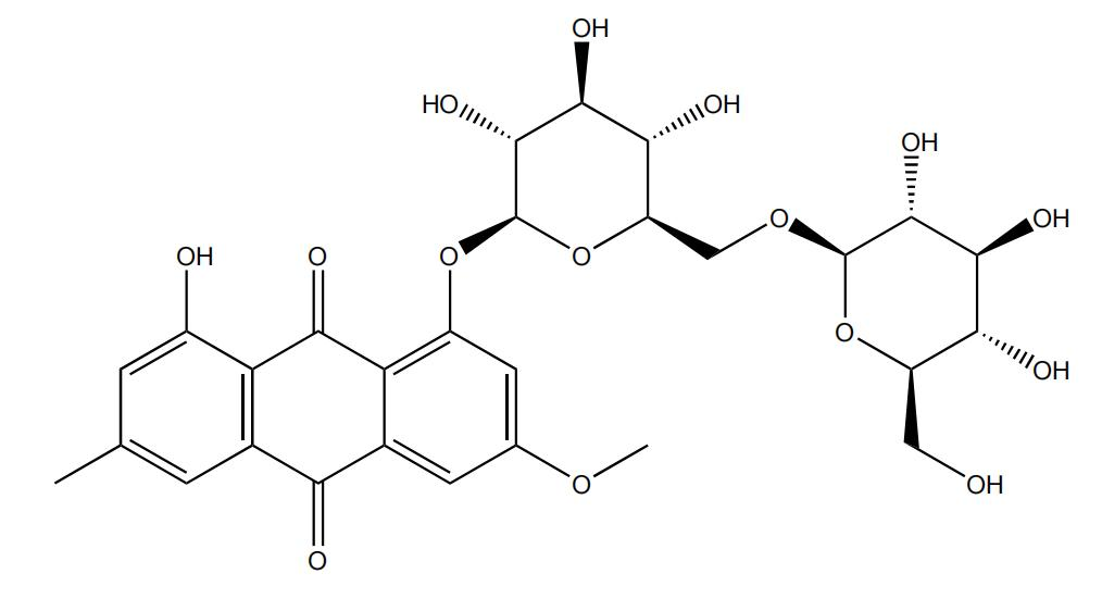 大黃素甲醚-8-O-β-龍膽二糖苷 | CAS No.84268-38-2